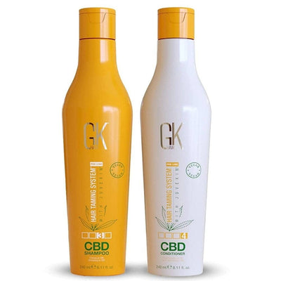 Zestaw Global Keratin GK Hair Szampon + Odżywka z CBD 245 ml