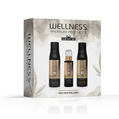 Prezent Wellness Premium Wellplex Szampon, Odżywka, Serum do włosów